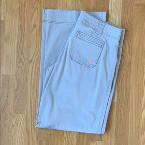 Khaki Wide Leg Pants